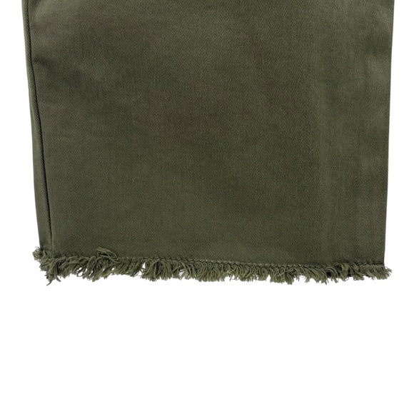 Good American Fit For Success Straight Leg Denim Jumpsuit Fatigue Green Large - Picture 12 of 16